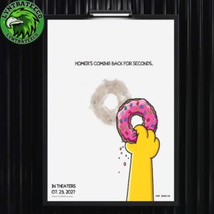 The Simsons Movie Season 2 Is Coming Back For Seconds In Theaters On July 23 2027 Home Decor Poster Canvas