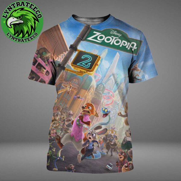 Zootopia 2 Film Is Coming To Only In Theaters On November 26 2025 All Over Print Shirt