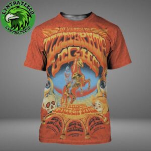 10 Years Of Illiterate Light 3 Nights At The Golden Pony In Harrisonburg VA On October 16 To 18 2025 All Over Print Shirt