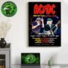ACDC For Power Up Tour Australia On November And December 2025 Home Decor Poster Canvas