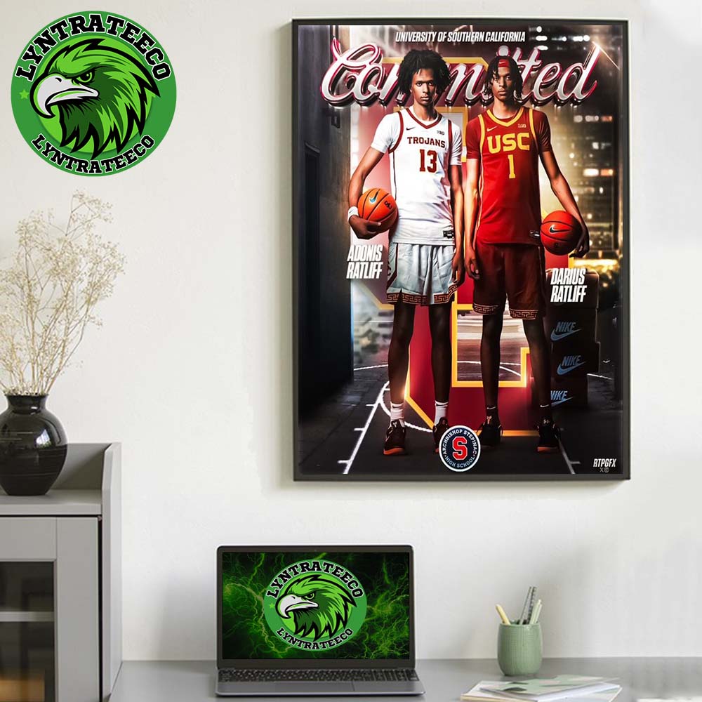 Adonis Ratliff And Darius Ratliff For NBA Committed USC Trojans 2025 Home Decor Poster Canvas Adonis Ratliff And Darius Ratliff For NBA Committed USC Trojans 2025 Home Decor Poster Canvas