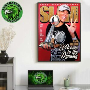 Aja Wilson For Slam 259 Welcome To The Dynasty WNBA Champs 2025 Home Decor Poster Canvas