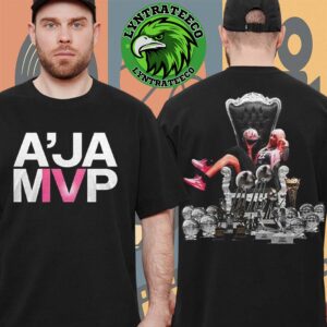 Aja Wilson For The First Player In League History To Win The Award Four Times On The 2025 WNBA MVP Unisex T-Shirt