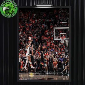 A’ja Wilson Las Vegas Aces Dropping Buckets Defeat Phoenix Mercury WNBA 2025 Finals Game 3 One Game Away Home Decor Poster Canvas