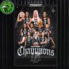Aja Wilson Of Las Vegas Aces Are The 2025 WNBA Champions Home Decor Poster Canvas