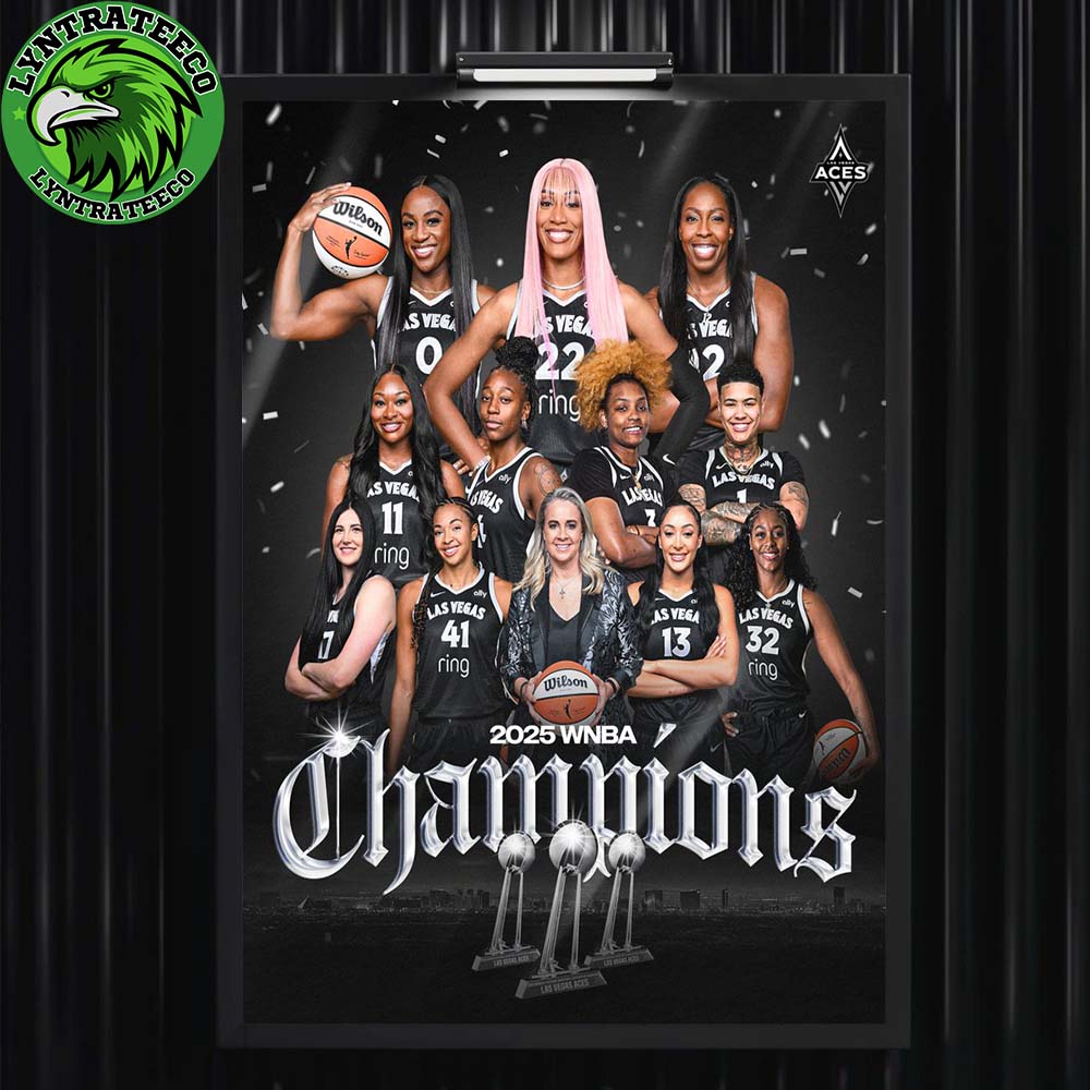 Aja Wilson Of Las Vegas Aces Are The 2025 WNBA Champions Home Decor Poster Canvas Aja Wilson Of Las Vegas Aces Are The 2025 WNBA Champions Home Decor Poster Canvas