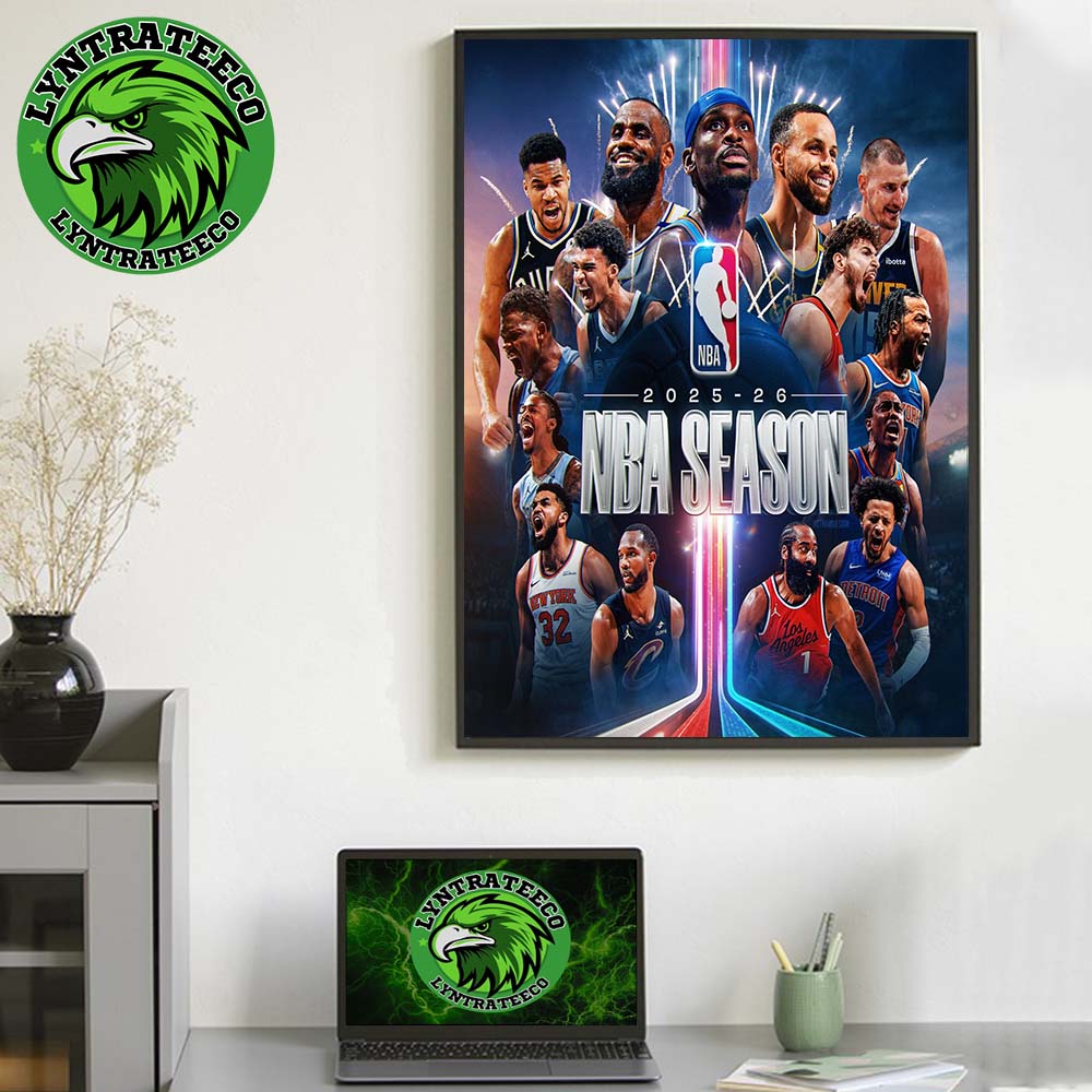 American Standing NBA Season 2025 And 2026 Home Decor Poster Canvas American Standing NBA Season 2025 And 2026 Home Decor Poster Canvas