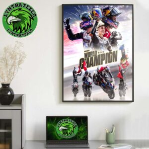 BMW For WorldSBK World Champions 2025 Home Decor Poster Canvas
