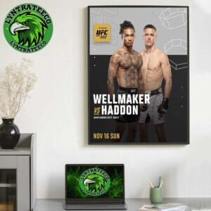 Battle Cody Haddon VS Malcolm Wellmaker For UFC322 Ultimate Fighting Championship On November 16 2025 Home Decor Poster Canvas