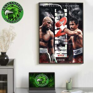 Battle Floyd Mayweather VS Manny Pacquiao For A Rematch Boxing On Netflix 2026 Home Decor Poster Canvas
