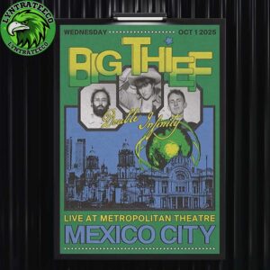 Big Thief Live At Metropolitan Theatre In Mexico City On October 01 2025 Home Decor Poster Canvas