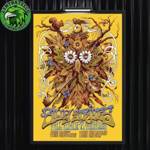 Billy Strings For Fall Europe Tour Sechdule 2025 Home Decor Poster Canvas