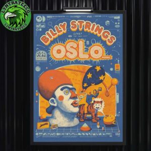 Billy Strings Live At The Tiger City In Oslo Norway On Octorber 03 2025 Home Decor Poster Canvas