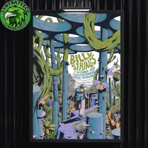 Billy Strings Live Show Music At Tivolivredenburg In utrecht Netherlands On Octorber 07 2025 Home Decor Poster Canvas