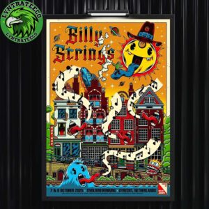 Billy Strings Live Show Music At Tivolivredenburg In utrecht Netherlands On Octorber 08 2025 Home Decor Poster Canvas (Copy)