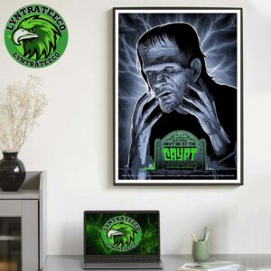 Billy Sttrings With Jarrod Walker As Frankenstein For Meet Me At The Crypt At CFG Bank Arena In Baltimore MD On October 31 2025 Home Decor Poster Canvas