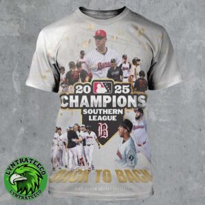 Birmingham Barons 2025 Sothern League Champions All Over Print Shirt