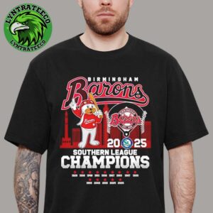 Birmingham Barons 2025 Sothern League Champions Babe Ruff Mascot Unisex T-Shirt