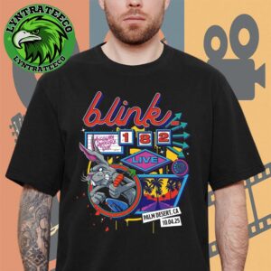 Blink 182 Live Show Music At Acrisure Arena In Palm Desert CA On Octorber 04 2025 Unisex T-Shirt