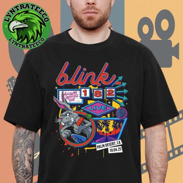 Blink 182 Live Show Music At Acrisure Arena In Palm Desert CA On Octorber 04 2025 Unisex T-Shirt