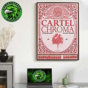 Cartel Chroma Live Concert At The Masquerade In Atlanta Georgia On October 25 2025 Home Decor Poster Canvas
