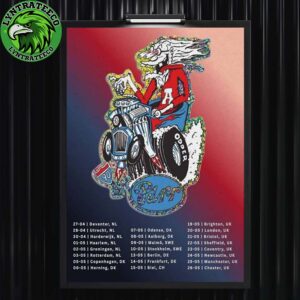 Charlie Parr Europe UK Spring Tour Sechdule 2026 Home Decor Poster Canvas