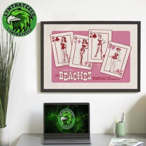 Concert The Beachs At The Warfield Theatre In San Francisco CA On October 19 2025 Home Decor Poster Canvas