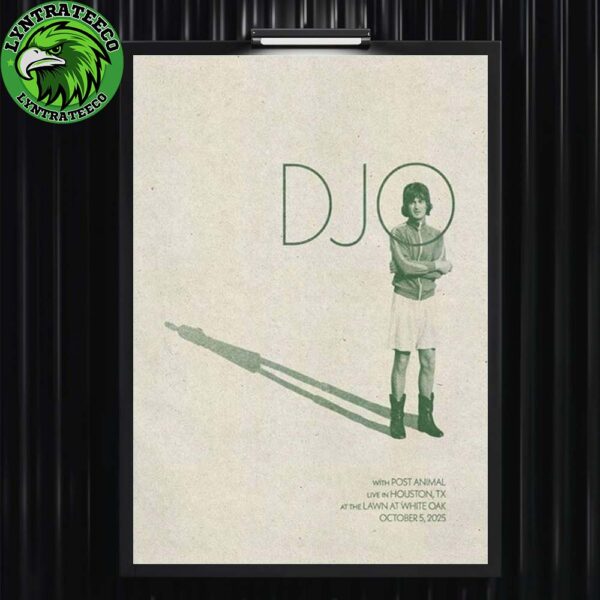 DJO With Post Animal At White Oak In Houston TX On Octorber 05 2025 Home Decor Poster Canvas