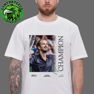 Daniil Medvedev Is Champion Tennis At Almaty In Kazakhstan On October 19 2025 Unisex T-Shirt
