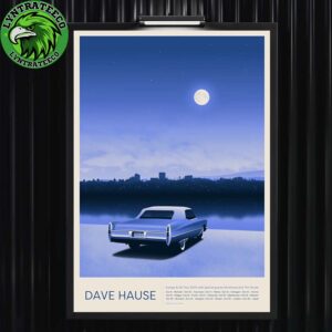 Dave Hause For Europe And Uk Tour Sechdule On October 2025 Home Decor Poster Canvas