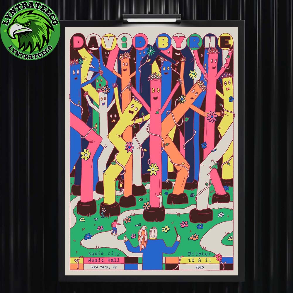 David Byrne For Radio City At Music Hall In New York NY On October 10 And 11 2025 Home Decor Poster Canvas David Byrne For Radio City At Music Hall In New York NY On October 10 And 11 2025 Home Decor Poster Canvas