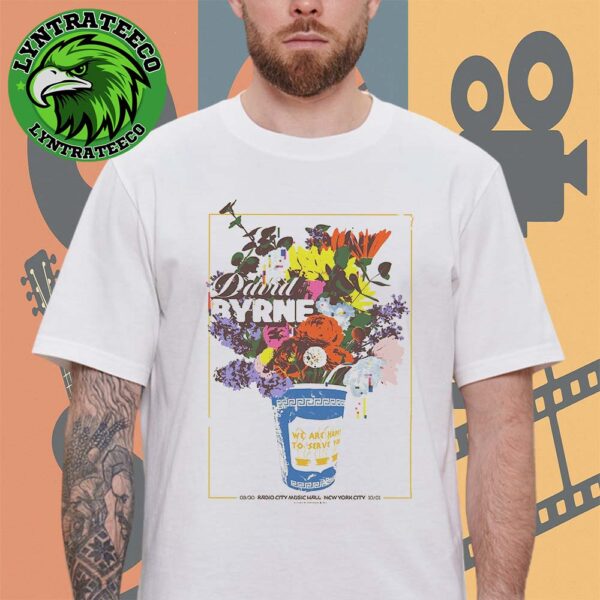 David Byrne Live Concert At Radio City Music Hall In New York City Octorber 01 2025 Unisex T-Shirt