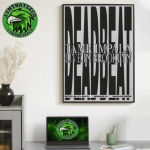 Deadbeat Tame Impala Concert At Barclays Center In Brooklyn NY On October 27 28 31 And November 01 2025 Home Decor Poster Canvas