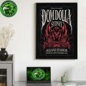 Dom Dolla For Untitled And TBG Live Present At Allanz Stadium In Sudney On December 20 2025 Home Decor Poster Canvas