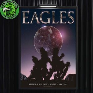 Eagles Live Show Music At Sphere In Las Vegas On October 10 And 11 2025 Home Decor Posster Canvas