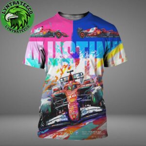 Ferrari F1 At Austin In Circuit Of The Americas TX On October 19 2025 All Over Print Shirt