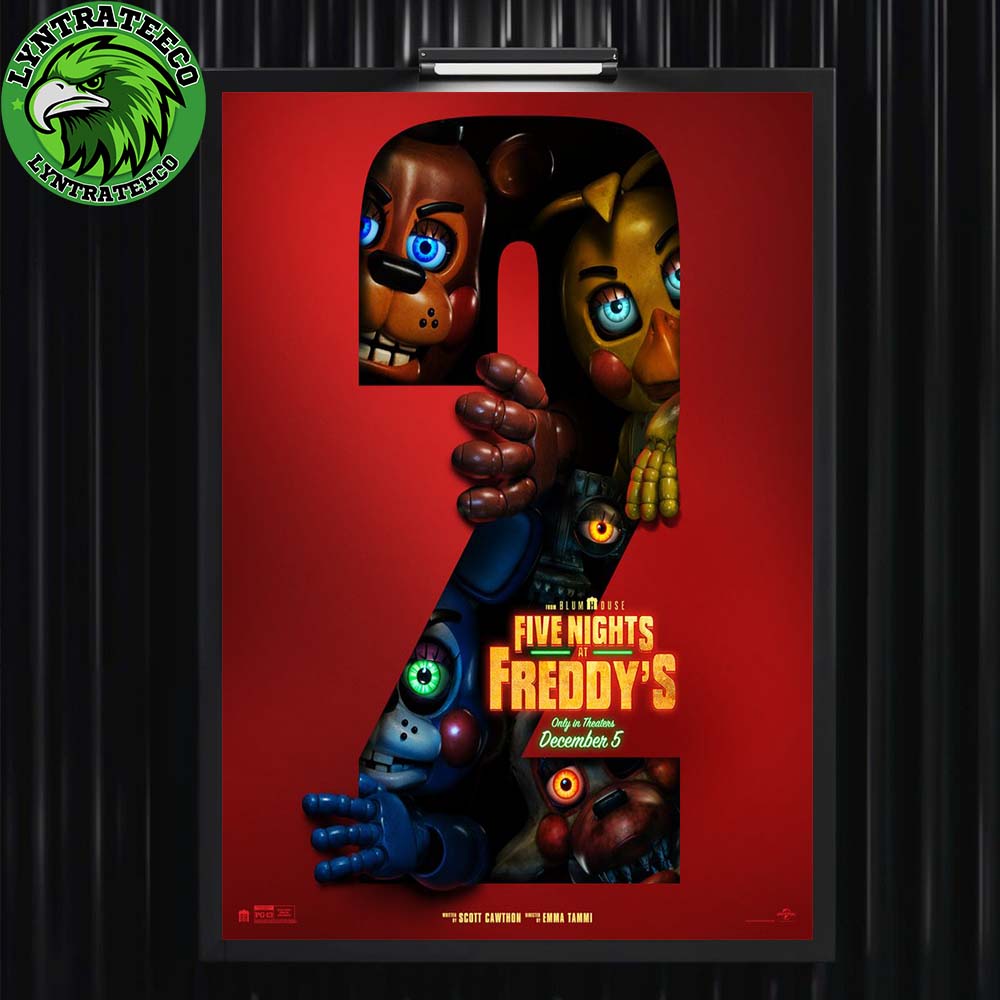 Five Nights At Freddys 2 movie From Blum House Only in Theaters Decembers 05 2025 Home Decor Poster Canvas Five Nights At Freddys 2 movie From Blum House Only in Theaters Decembers 05 2025 Home Decor Poster Canvas