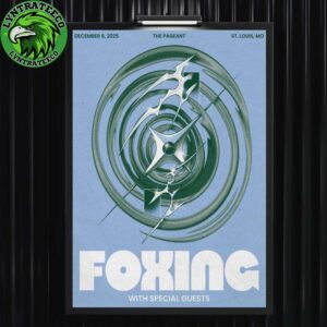 Foxing With Special Guest At Thalia Hall In Chicago IL On December 06 2025 Home Decor Poster Canvas