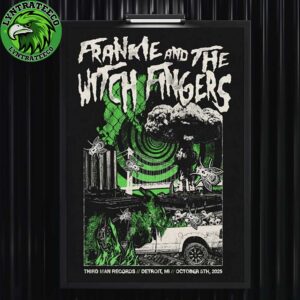 Frankie And The Witch Fingers At Third Man Records In Detroit MI On Octorber 05 2025 Home Decor Poster Canvas