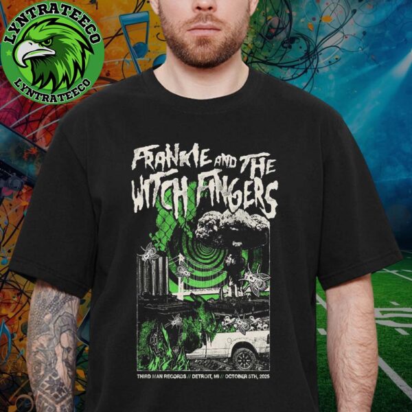 Frankie And The Witch Fingers At Third Man Records In Detroit MI On Octorber 05 2025 Unisex T-Shirt