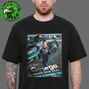 George Russell Of Mercedes AMG Petronas Formula One Team Signs New Deal 2025 Unisex T-Shirt