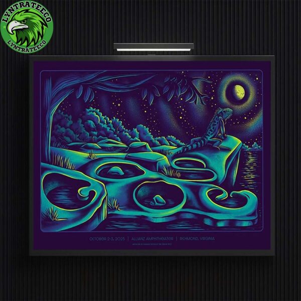 Goose Live Concert Allianz Amphitheater At Riverfront In Richmond Virginia On Octorber 02 And 03 2025 Home Decor Poster Canvas