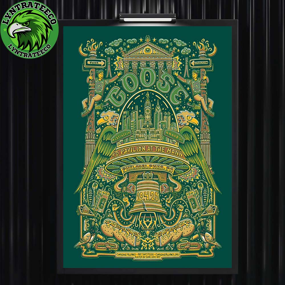 Goose TD Pavilion At The Mann In Philadelphia PA On Octorber 04 2025 Home Decor Poster Canvas