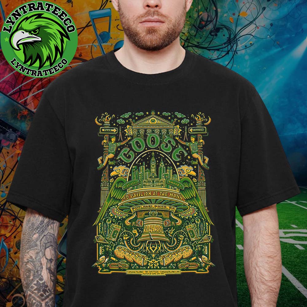 Goose TD Pavilion At The Mann In Philadelphia PA On Octorber 04 2025 Unisex T-Shirt