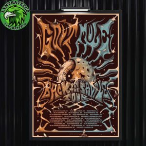 Govt Mule For Back In The Saddle Tour Sechdule 2025 Home Decor Poster Canvas