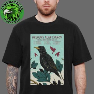 Gregory Alan Isakov For Europe And United Kingdom Tour Sechdule On October 2025 Unisex T-Shirt