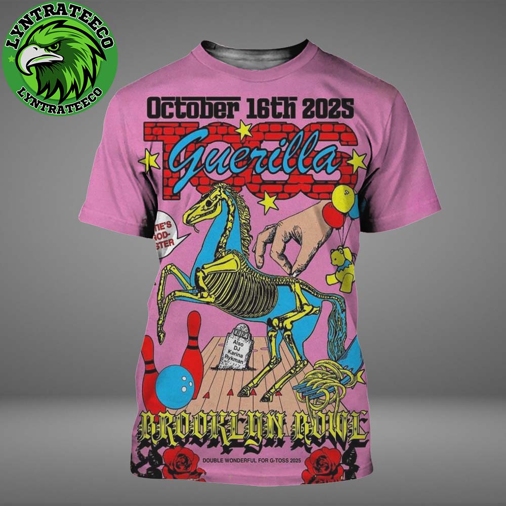 Guerilla Toss At Brooklyn Bowl In Brooklyn New York On October 16 2025 All Over Print Shirt Guerilla Toss At Brooklyn Bowl In Brooklyn New York On October 16 2025 All Over Print Shirt