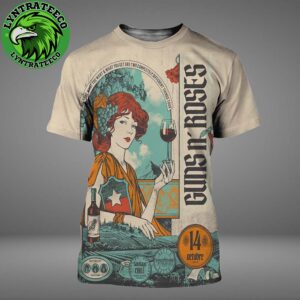 Guns N Roses At Estadio Nacional In Santiago Chile On October 14 2025 All Over Print Shirt