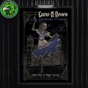Guns N Roses Live Show Music At San Salvador In El Salvador On Octorber 04 2025 Home Decor Poster Canvas