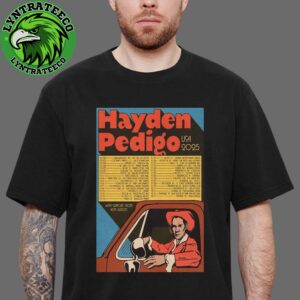 Hayden Pedigo For USA Tour Sechdule On October To December 2025 Unisex T-Shirt